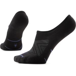 Smartwool mens Run Targeted Cushion No Show Socks(Black)
