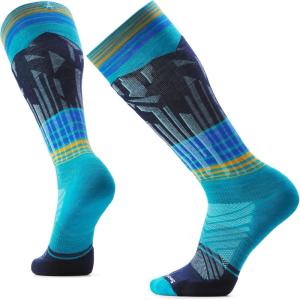 Smartwool Men’s Ski Targeted Cushion Summit Shot Over the Calf Socks(Capri)