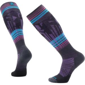 Smartwool Men’s Ski Targeted Cushion Summit Shot Over the Calf Socks(Charcoal)