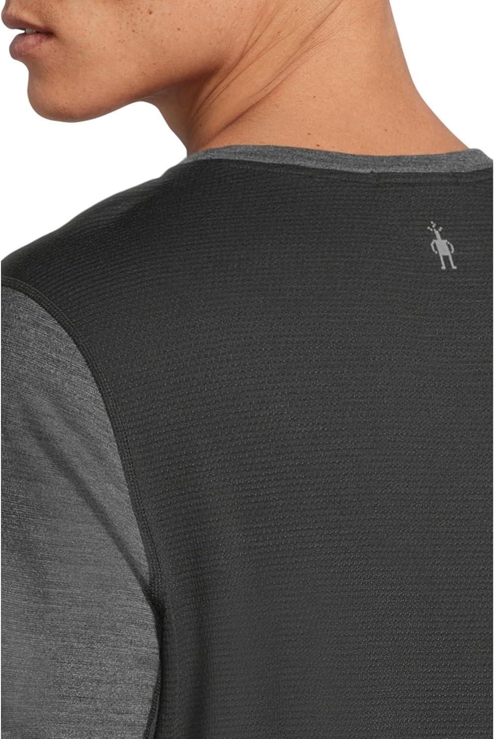 image:imageSmartWool Mens Mountain Bike Short Sleeve JerseyBlack Charcoal Heather