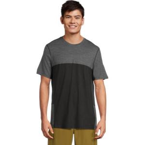 SmartWool Men’s Mountain Bike Short Sleeve Jersey(Black Charcoal Heather)
