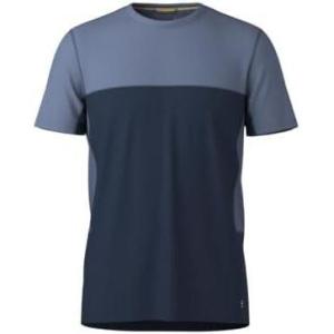 SmartWool Men’s Mountain Bike Short Sleeve Jersey(Nightfall Blue-deep Navy)