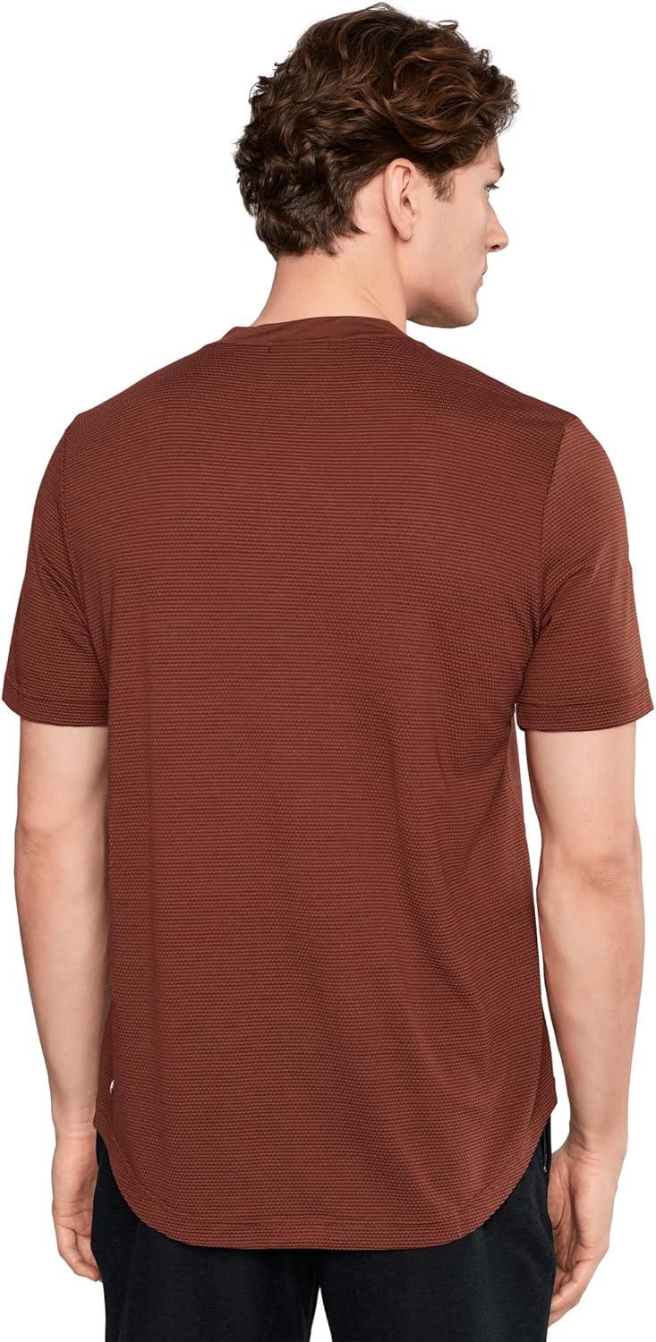 image:imageSmartWool Mens Active Mesh Short Sleeve TeeBurnt Sienna Heather