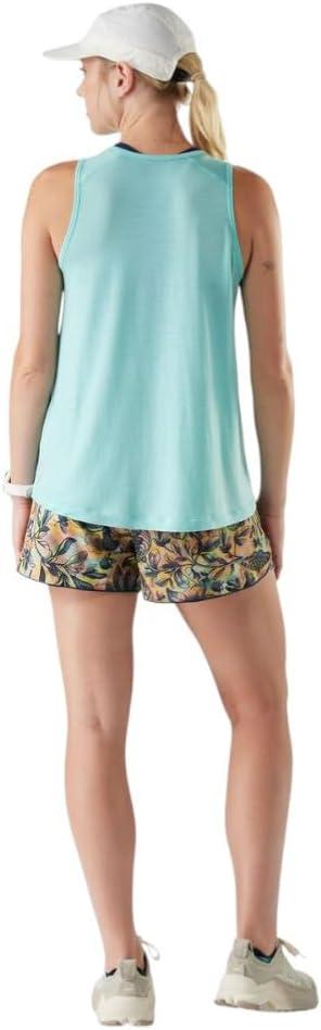 image:imageSmartWool Womens Active Ultralite High Neck TankPacific Blue