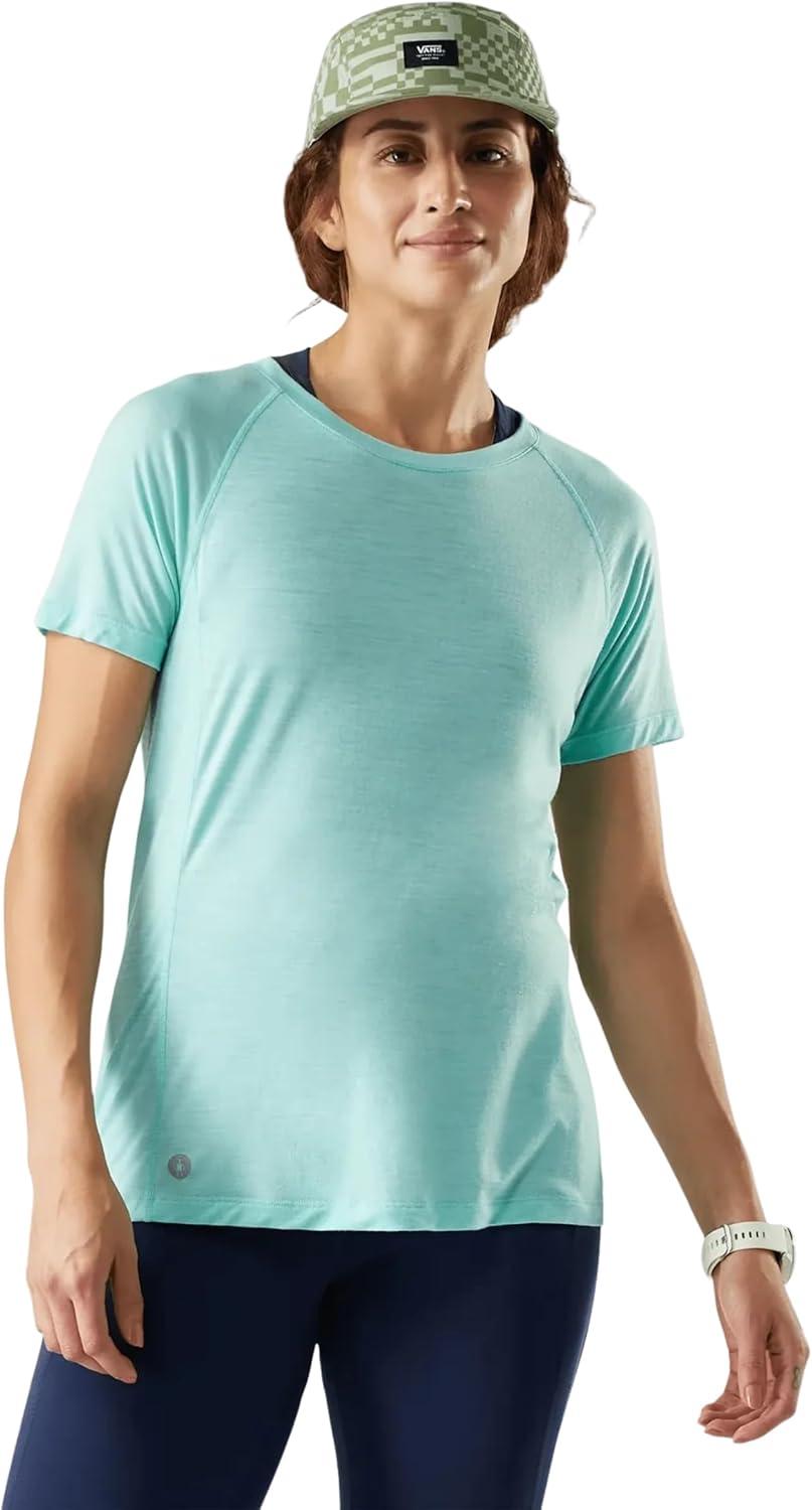 image:imageSmartWool Womens Active Ultralite Short SleevePacific Blue