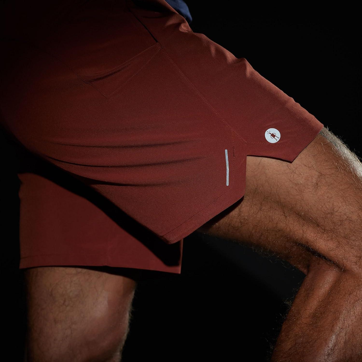 image:imageSmartwool Mens Active Lined 7 ShortBurnt Sienna
