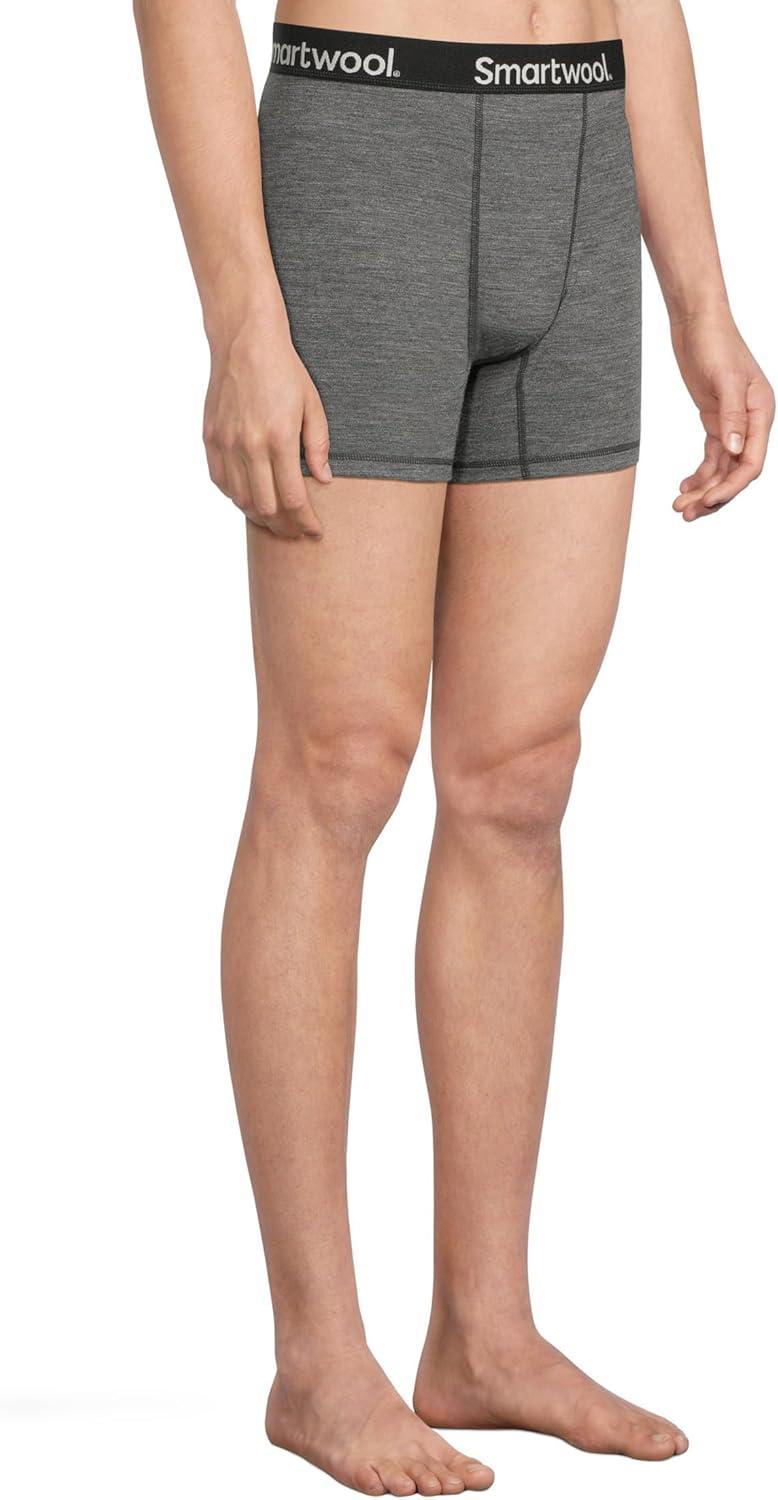 image:imageSmartwool Mens Boxer BriefMedium Gray Heather