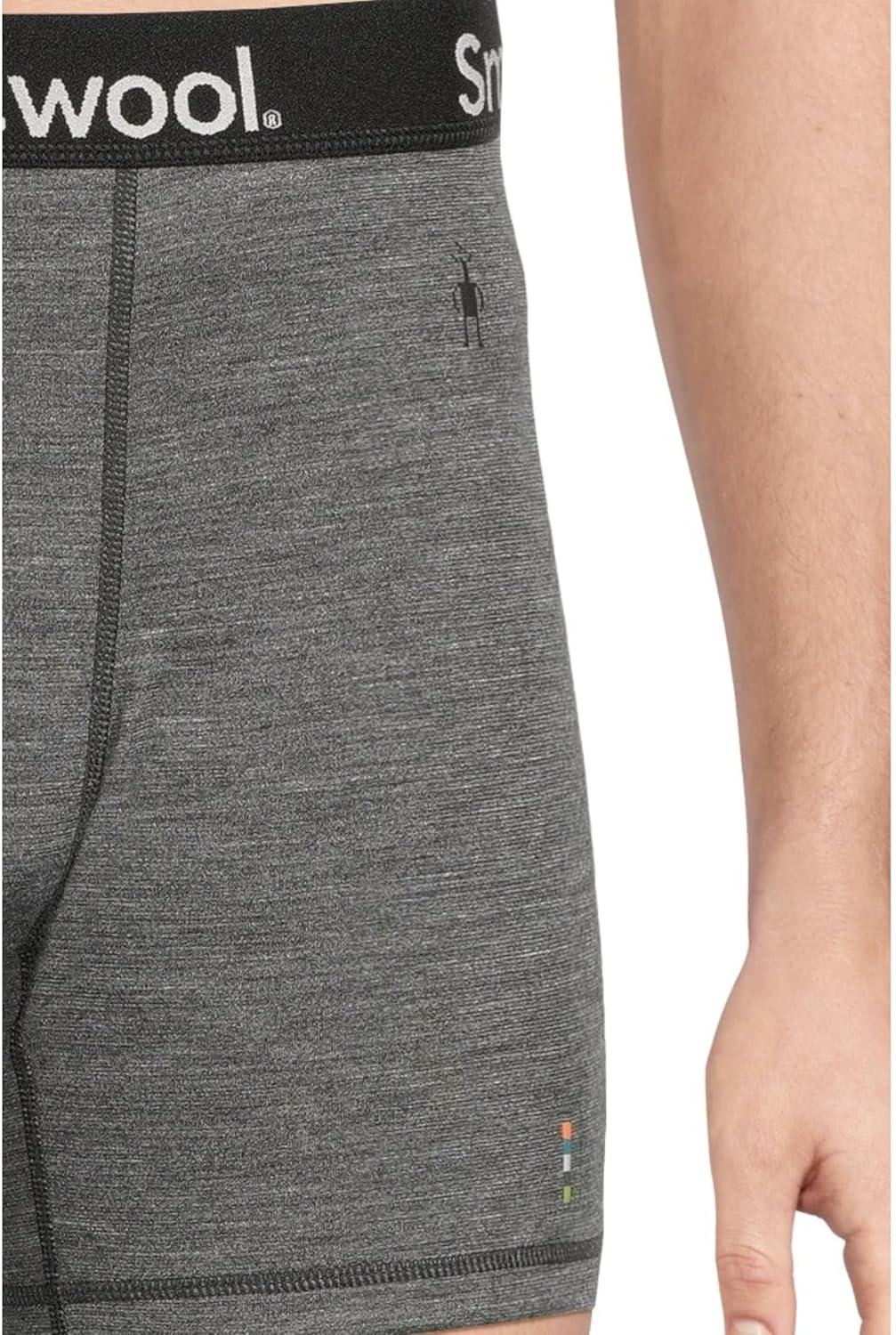 image:imageSmartwool Mens Boxer BriefMedium Gray Heather