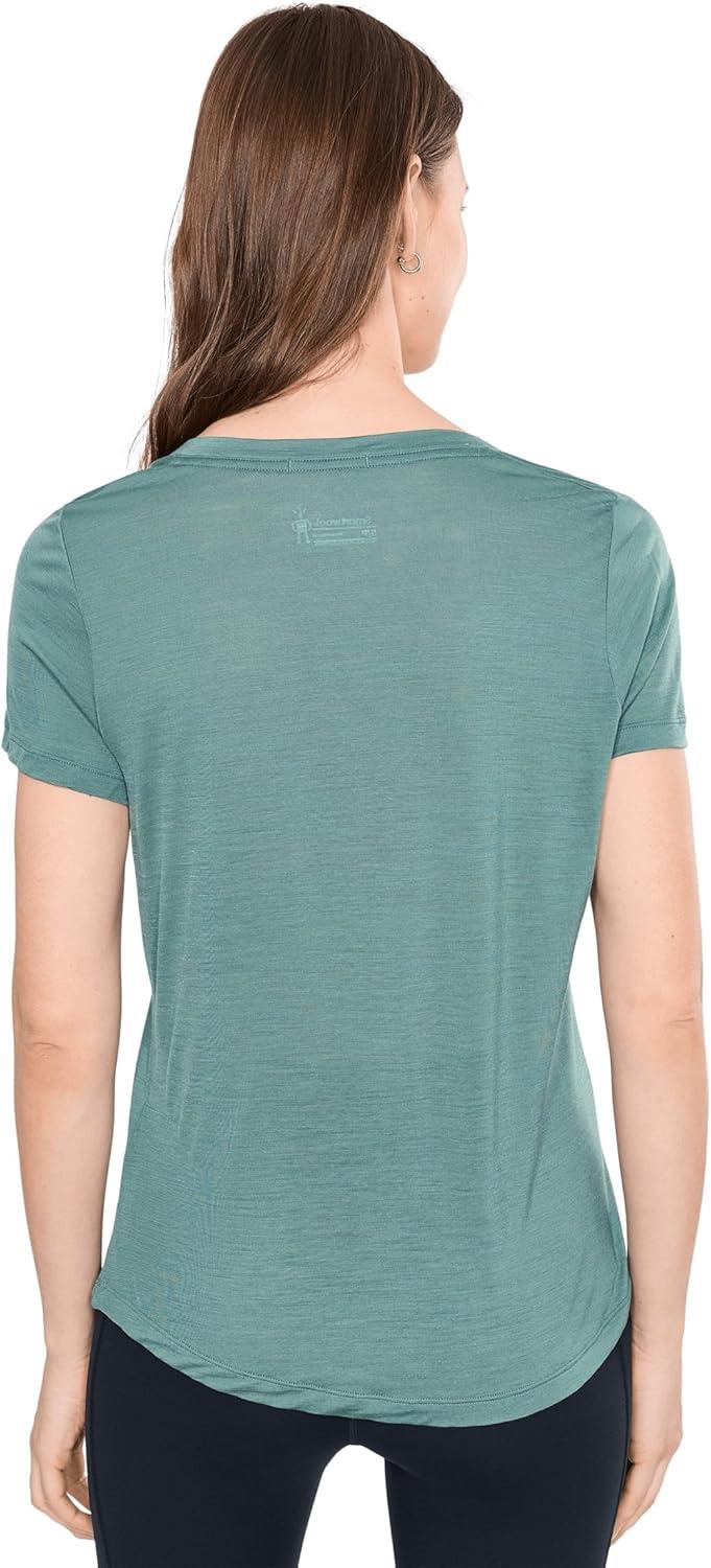 image:imageSmartwool Womens Active Ultralite VNeck Short SleeveDusty Teal