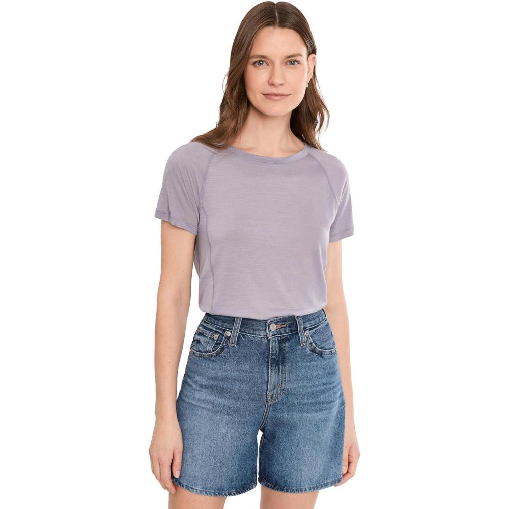 image:imageSmartWool Womens Active Ultralite Short SleevePurple Storm