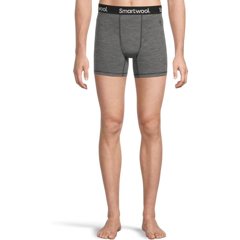 image:imageSmartwool Mens Boxer BriefMedium Gray Heather