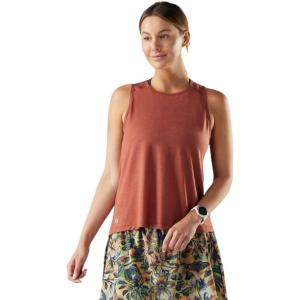 SmartWool Women’s Active Ultralite High Neck Tank(Burnt Sienna)