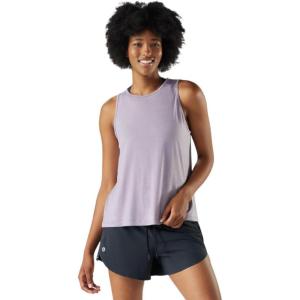 SmartWool Women’s Active Ultralite High Neck Tank(Purple Storm)