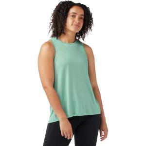 SmartWool Women’s Active Ultralite High Neck Tank(Zen Green)