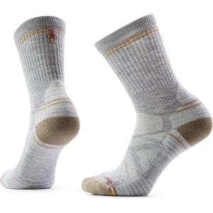Smartwool Women’s Hike Light Cushion Crew Socks(Light Gray-white)