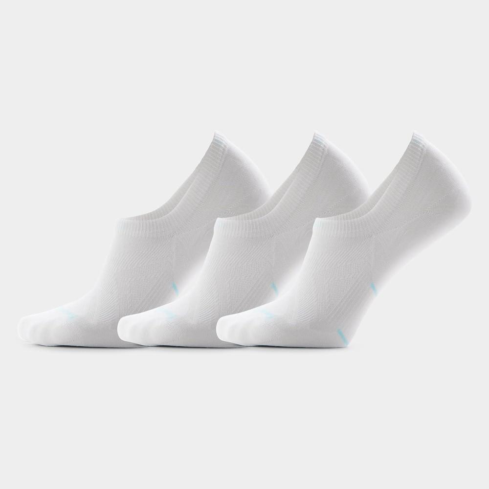 image:imageSmartwool Womens Run Zero Cushion No Show SocksWhite3pk