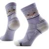 image:imageSmartwool Womens Hike Light Cushion Zig Zag Valley Mid Crew SocksChalk Violet