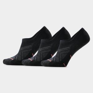 Smartwool Women’s Run Zero Cushion No Show Socks(Black-3pk)