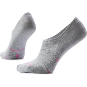Smartwool Women’s Run Zero Cushion No Show Socks(Light Gray)