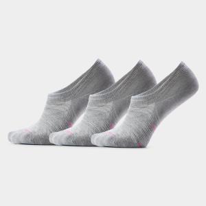 Smartwool Women’s Run Zero Cushion No Show Socks(Light Gray-3pk)